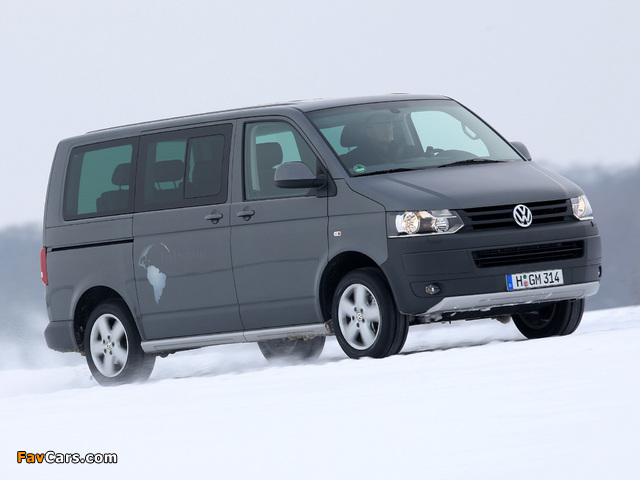 Volkswagen T5 Multivan Panamericana 2009 photos (640 x 480)