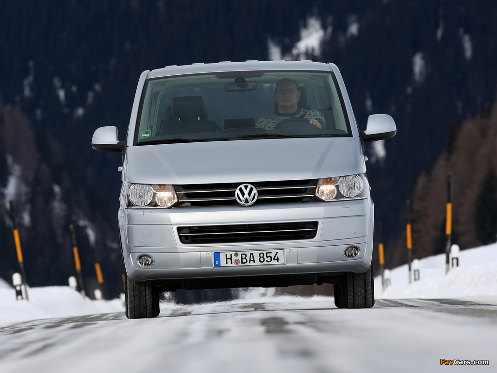 Volkswagen T5 Multivan Comfortline 2009 pictures (1024 x 768)