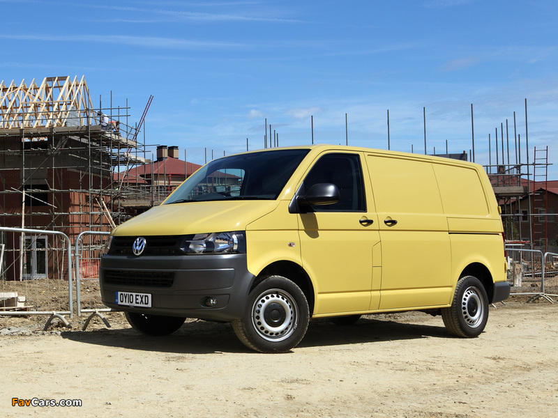 Volkswagen T5 Transporter Van UK-spec 2009 wallpapers (800 x 600)