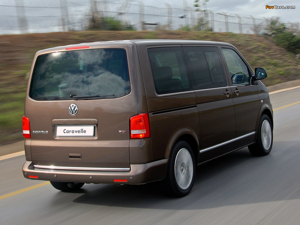 Volkswagen T5 Caravelle ZA-spec 2009 wallpapers (1024 x 768)