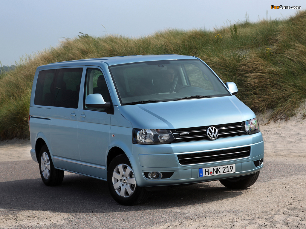 Volkswagen T5 Multivan BlueMotion 2011 images (1024 x 768)