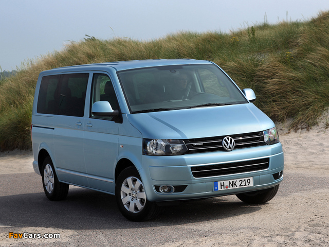 Volkswagen T5 Multivan BlueMotion 2011 images (640 x 480)