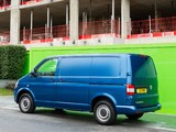 Volkswagen T5 Transporter BlueMotion Van UK-spec 2012 images