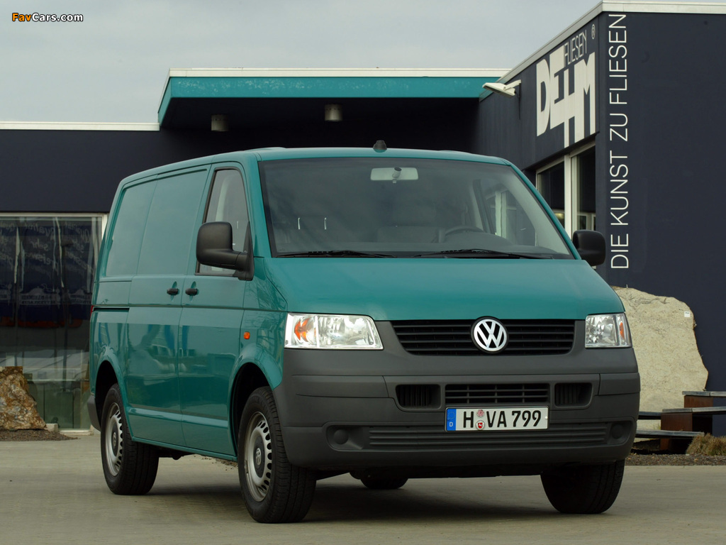 Volkswagen T5 Transporter Van 2003–09 wallpapers (1024 x 768)