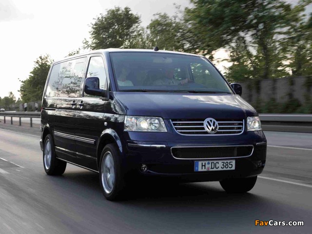 Volkswagen T5 Multivan Business 2003–09 wallpapers (640 x 480)