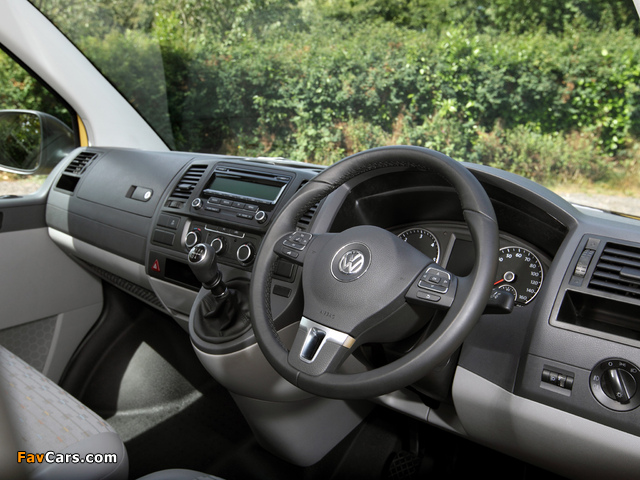Volkswagen T5 Transporter Van UK-spec 2009 wallpapers (640 x 480)