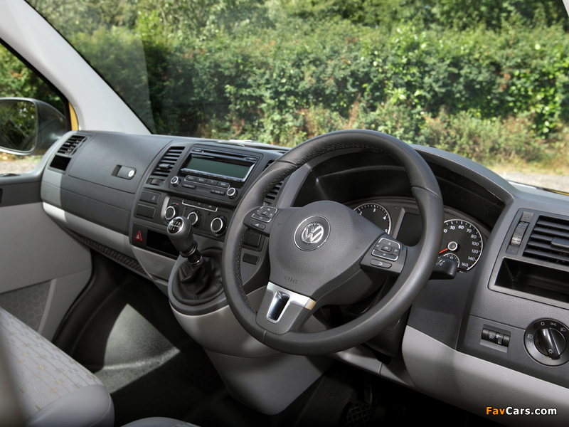 Volkswagen T5 Transporter Van UK-spec 2009 wallpapers (800 x 600)