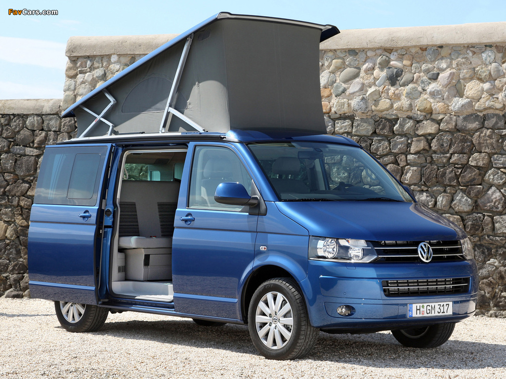 Volkswagen T5 California 2009 wallpapers (1024 x 768)