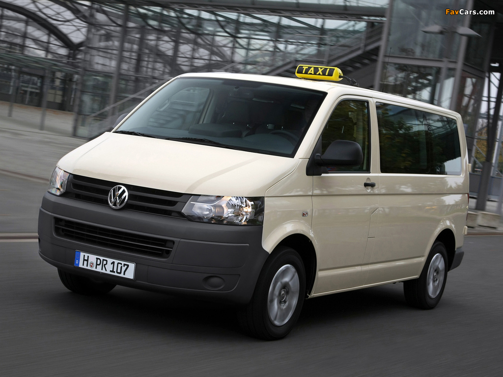 Volkswagen T5 Caravelle Taxi 2009 wallpapers (1024 x 768)