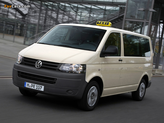 Volkswagen T5 Caravelle Taxi 2009 wallpapers (640 x 480)