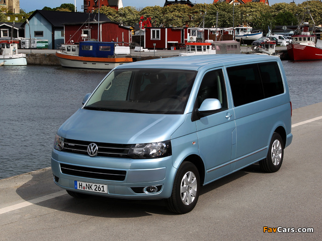 Volkswagen T5 Multivan BlueMotion 2011 wallpapers (640 x 480)