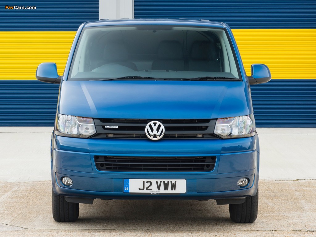 Volkswagen T5 Transporter BlueMotion Van UK-spec 2012 wallpapers (1024 x 768)