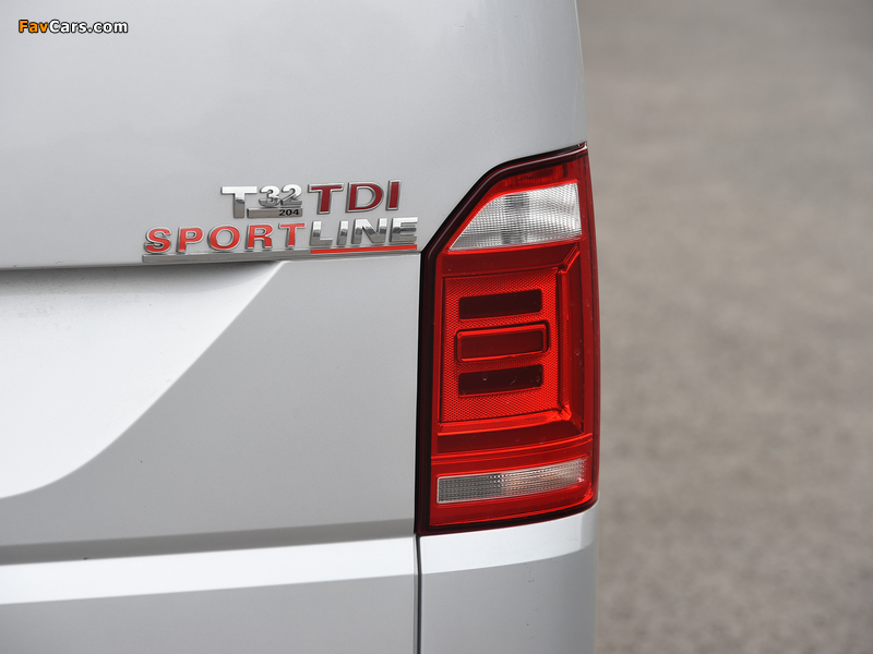 Images of Volkswagen Transporter Sportline UK-spec (T6) 2016 (800 x 600)