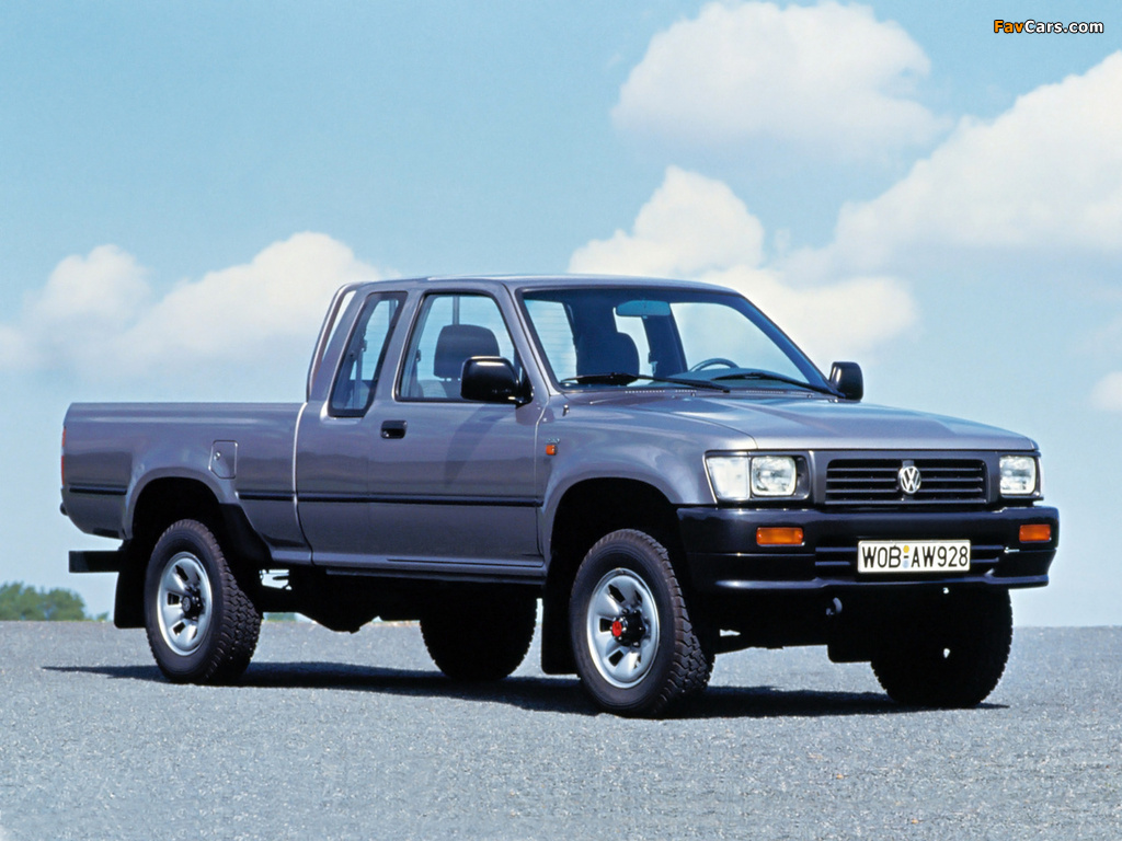 Volkswagen Taro 4WD Extended Cab 1994–97 images (1024 x 768)