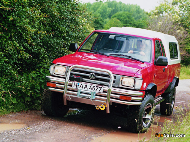 Volkswagen Taro 4WD Extended Cab 1994–97 photos (640 x 480)