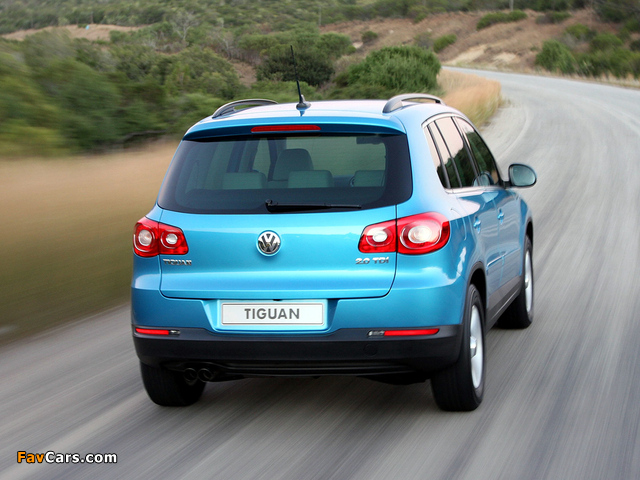 Volkswagen Tiguan Track & Field ZA-spec 2008–11 pictures (640 x 480)