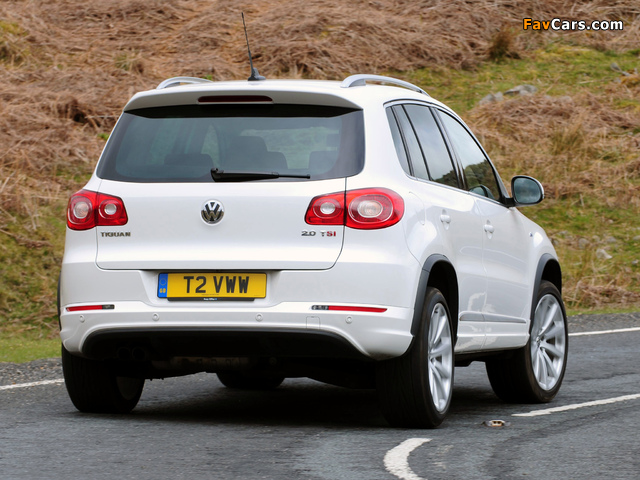 Volkswagen Tiguan R-Line UK-spec 2010–11 images (640 x 480)