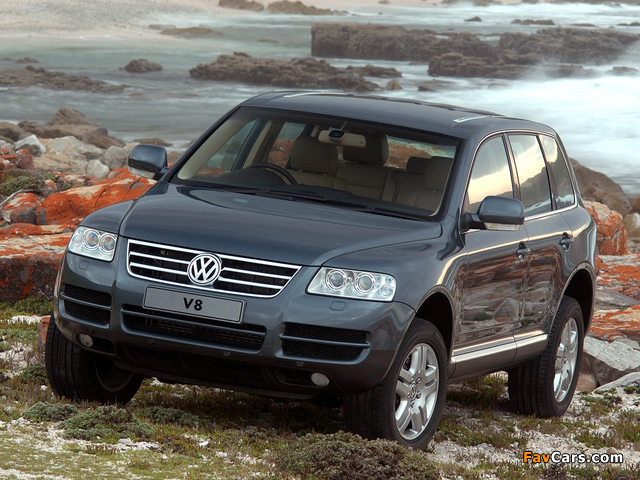 Images of Volkswagen Touareg V8 ZA-spec 2002–07 (640 x 480)