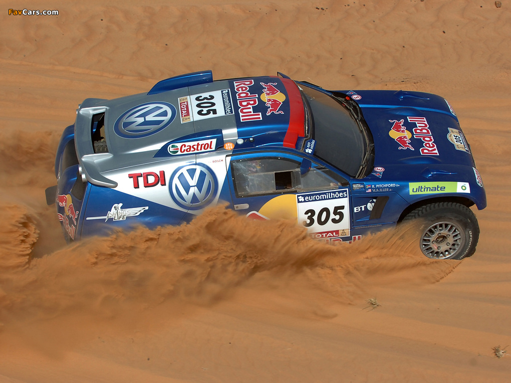 Images of Volkswagen Race Touareg 2004–06 (1024 x 768)