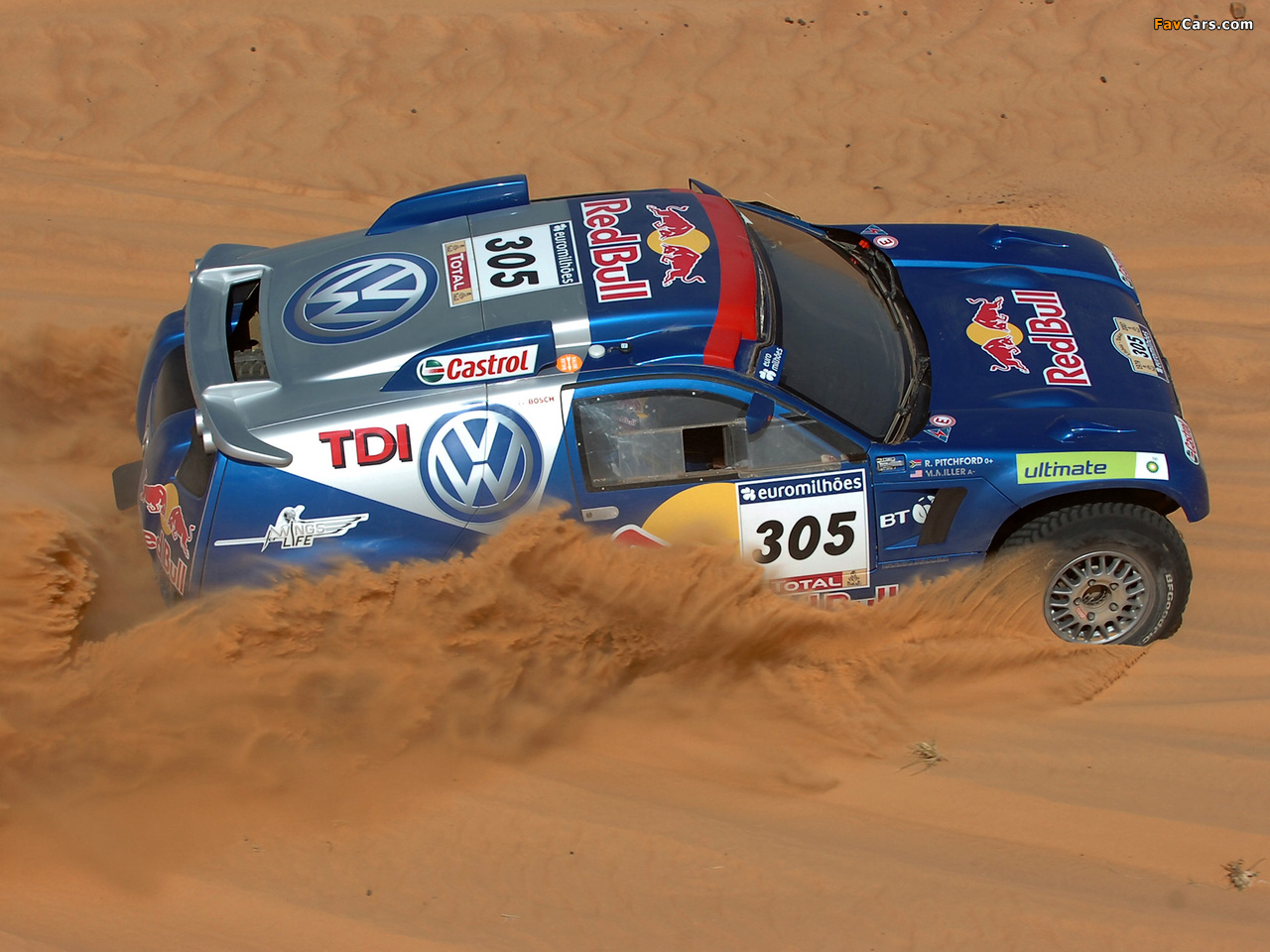 Images of Volkswagen Race Touareg 2004–06 (1280 x 960)