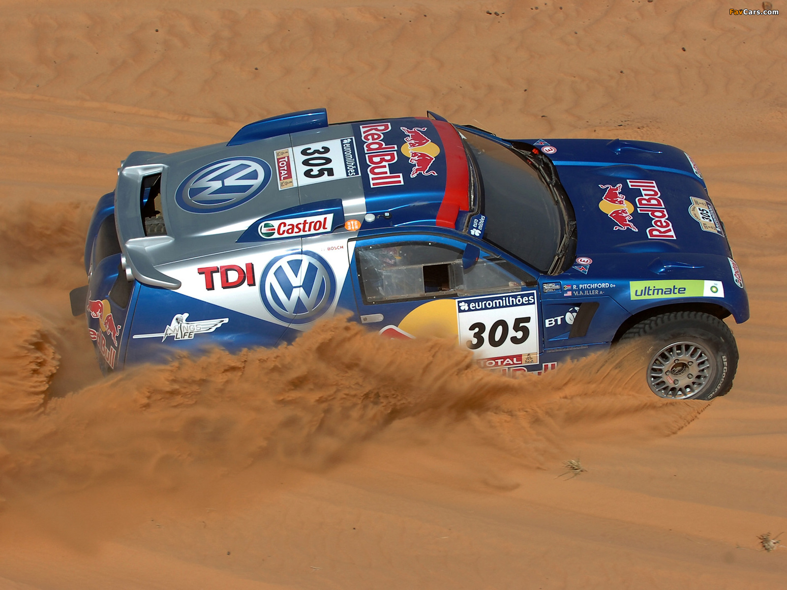 Images of Volkswagen Race Touareg 2004–06 (1600 x 1200)
