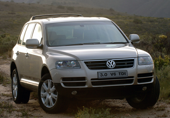 Images of Volkswagen Touareg V6 TDI ZA-spec 2004–07