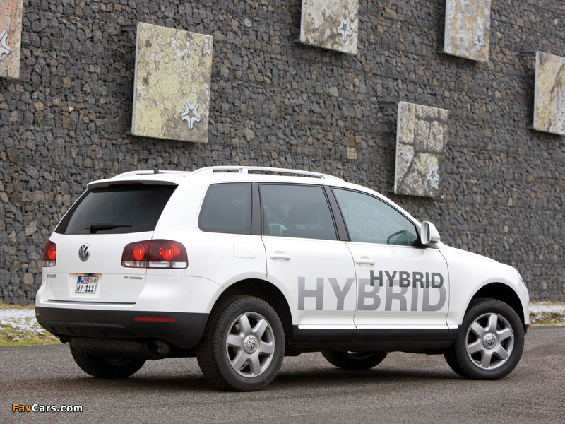 Photos of Volkswagen Touareg V6 TSI Hybrid Prototype 2009 (800 x 600)