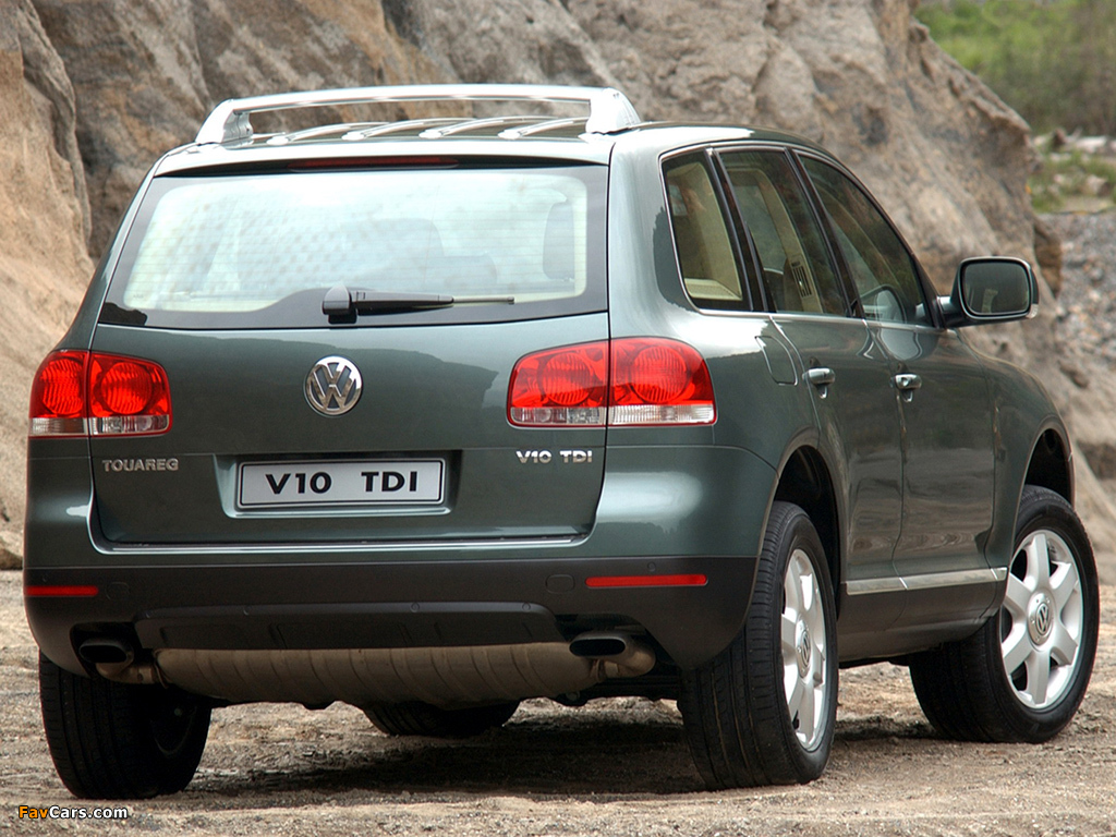 Pictures of Volkswagen Touareg V10 TDI ZA-spec 2002–07 (1024 x 768)