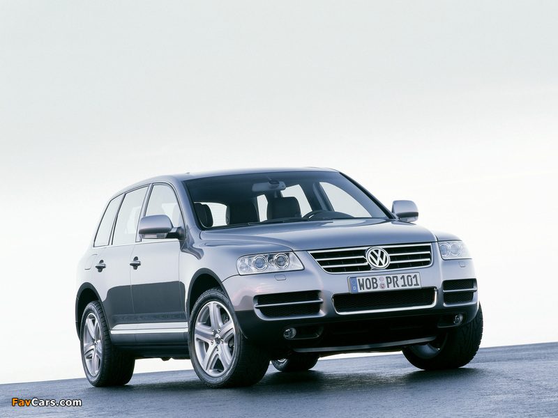 Volkswagen Touareg V10 TDI 2002–07 wallpapers (800 x 600)