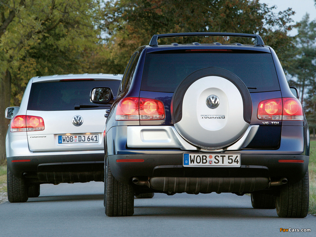 Volkswagen Touareg V6 TDI & V6 3.2 2003-06 images (1024 x 768)