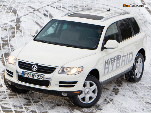 Volkswagen Touareg V6 TSI Hybrid Prototype 2009 wallpapers (640 x 480)