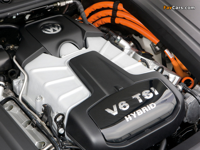 Volkswagen Touareg V6 TSI Hybrid Prototype 2009 wallpapers (640 x 480)