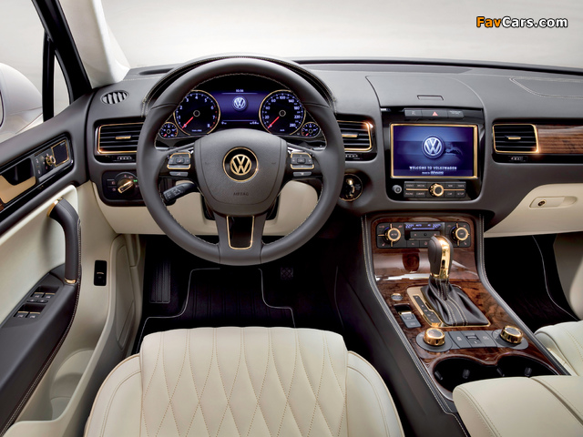 Volkswagen Touareg V8 TDI Gold Edition Concept 2011 images (640 x 480)