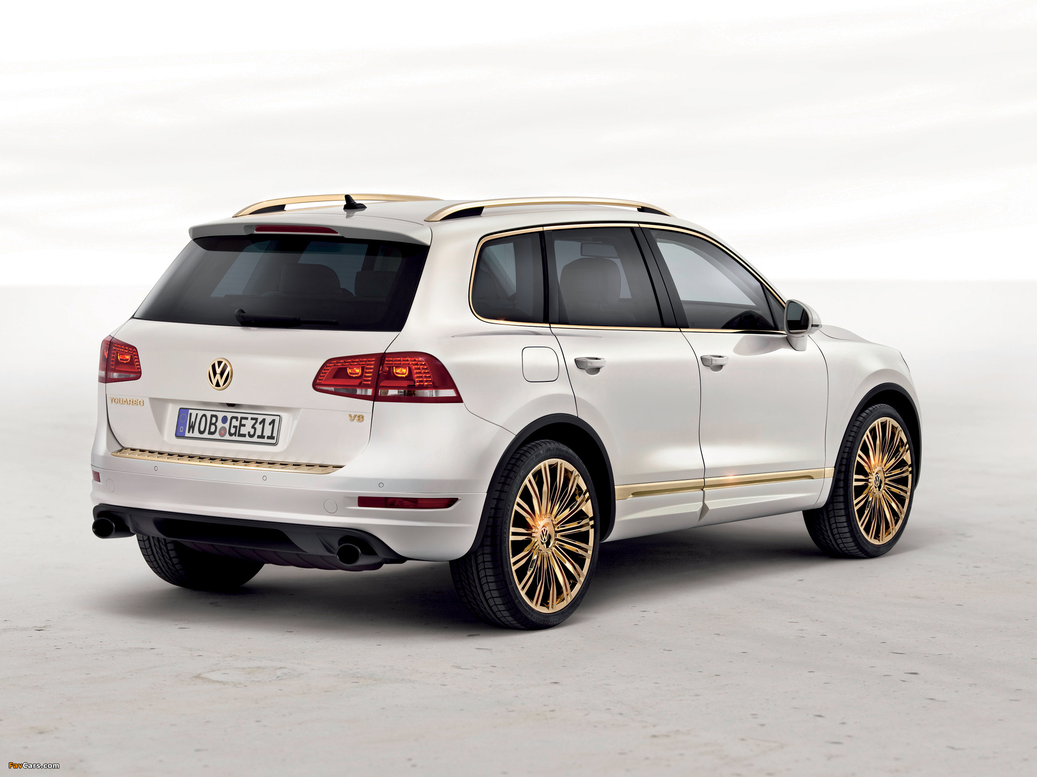 Volkswagen Touareg V8 TDI Gold Edition Concept 2011 pictures (2048 x 1536)