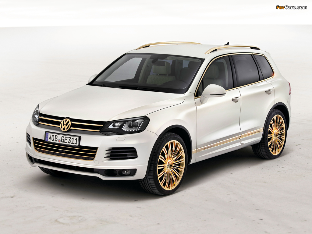 Volkswagen Touareg V8 TDI Gold Edition Concept 2011 wallpapers (1024 x 768)