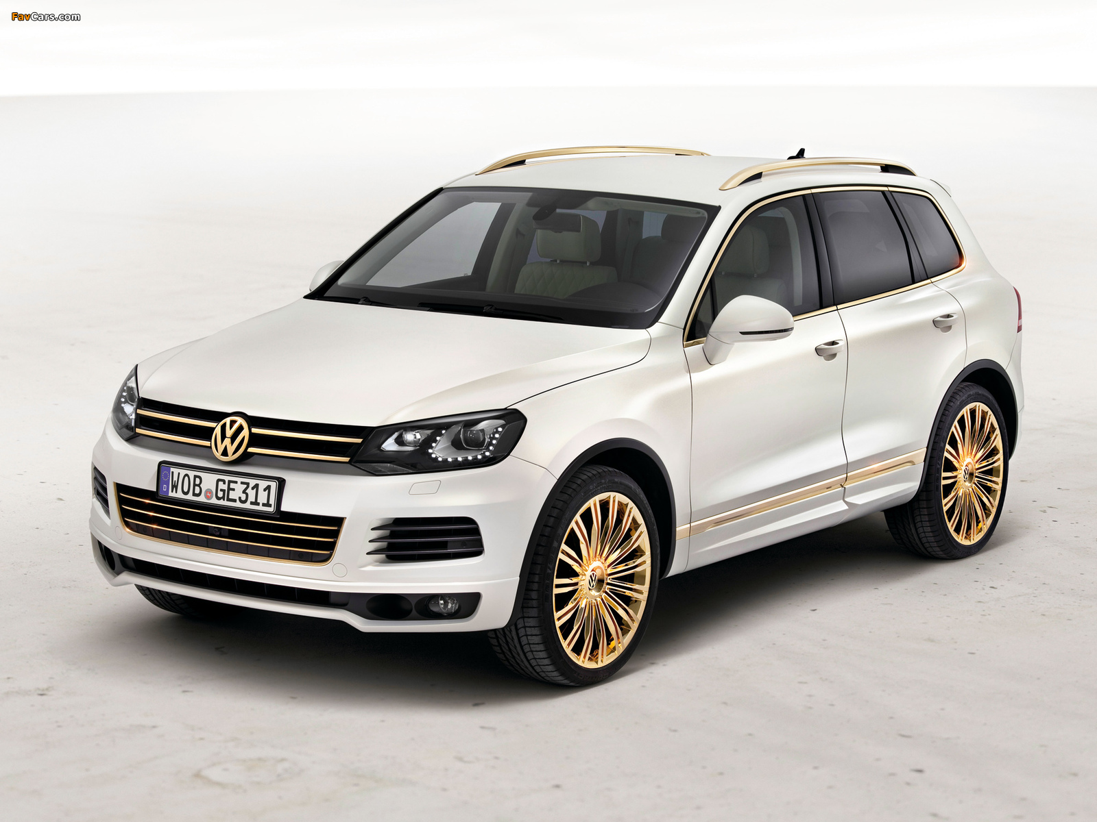 Volkswagen Touareg V8 TDI Gold Edition Concept 2011 wallpapers (1600 x 1200)