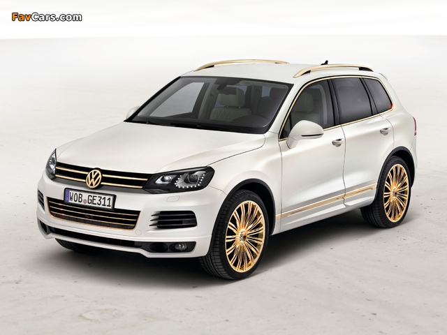 Volkswagen Touareg V8 TDI Gold Edition Concept 2011 wallpapers (640 x 480)