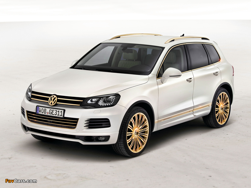 Volkswagen Touareg V8 TDI Gold Edition Concept 2011 wallpapers (800 x 600)