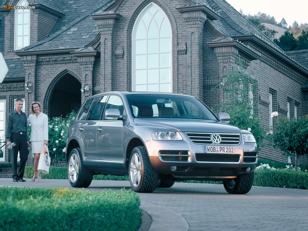 Volkswagen Touareg V10 TDI 2002–07 wallpapers (1024 x 768)
