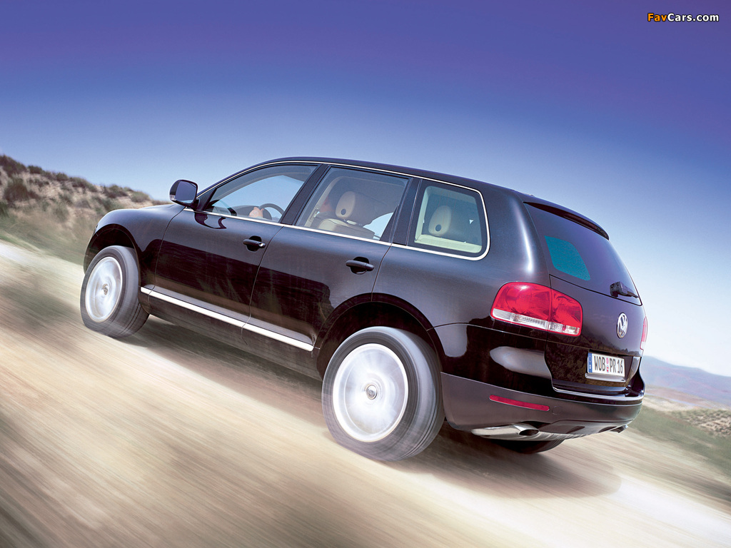 Volkswagen Touareg V6 TDI 2004–07 wallpapers (1024 x 768)