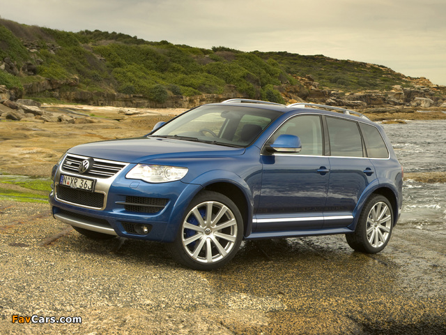 Volkswagen Touareg R50 AU-spec 2007–09 wallpapers (640 x 480)