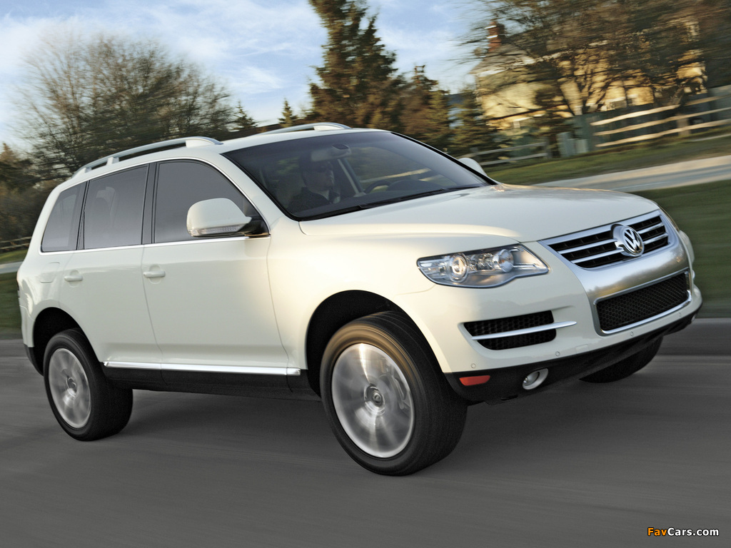 Volkswagen Touareg V8 US-spec 2007–09 wallpapers (1024 x 768)