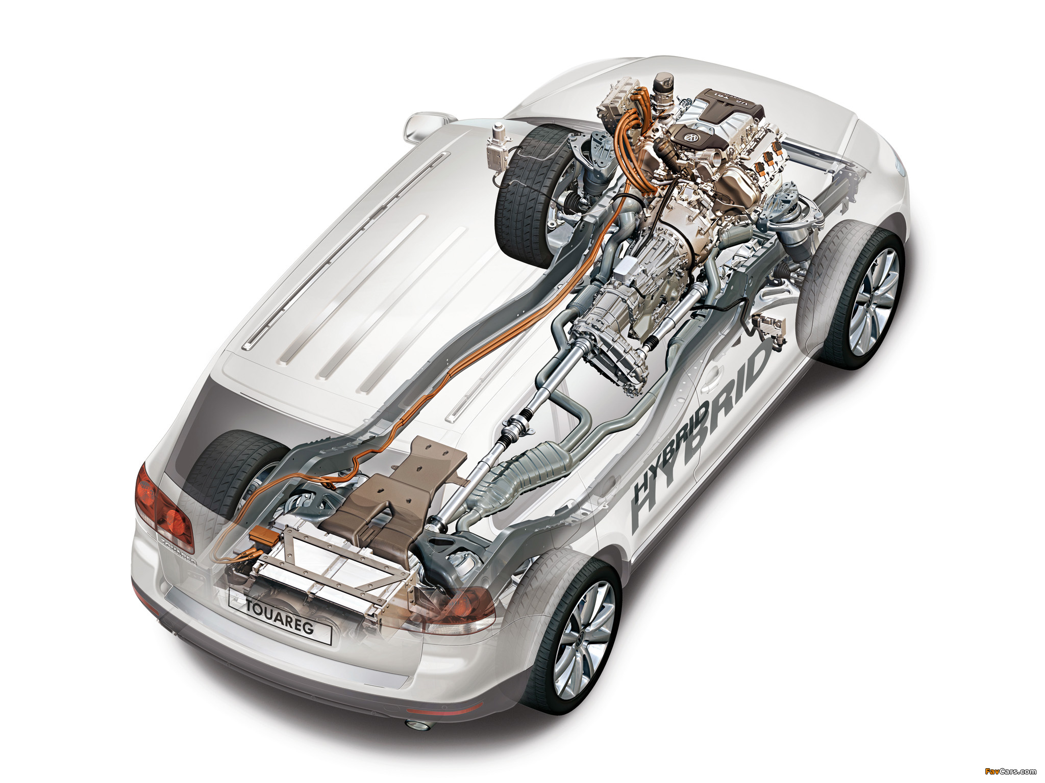 Volkswagen Touareg V6 TSI Hybrid Prototype 2009 wallpapers (2048 x 1536)