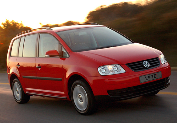 Volkswagen Touran ZA-spec 2003–06 images