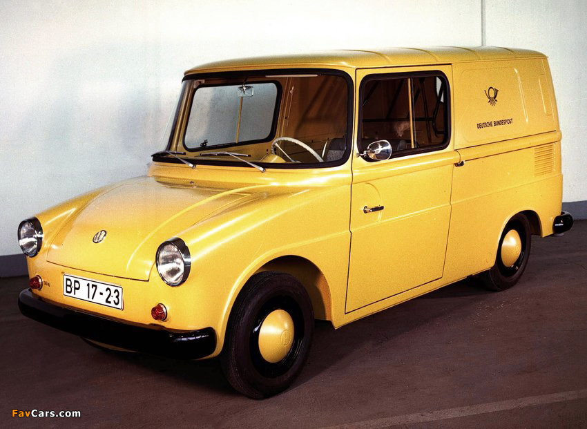 Volkswagen Typ 147 Kleinlieferwagen (Fridolin) 1964–74 wallpapers (850 x 621)