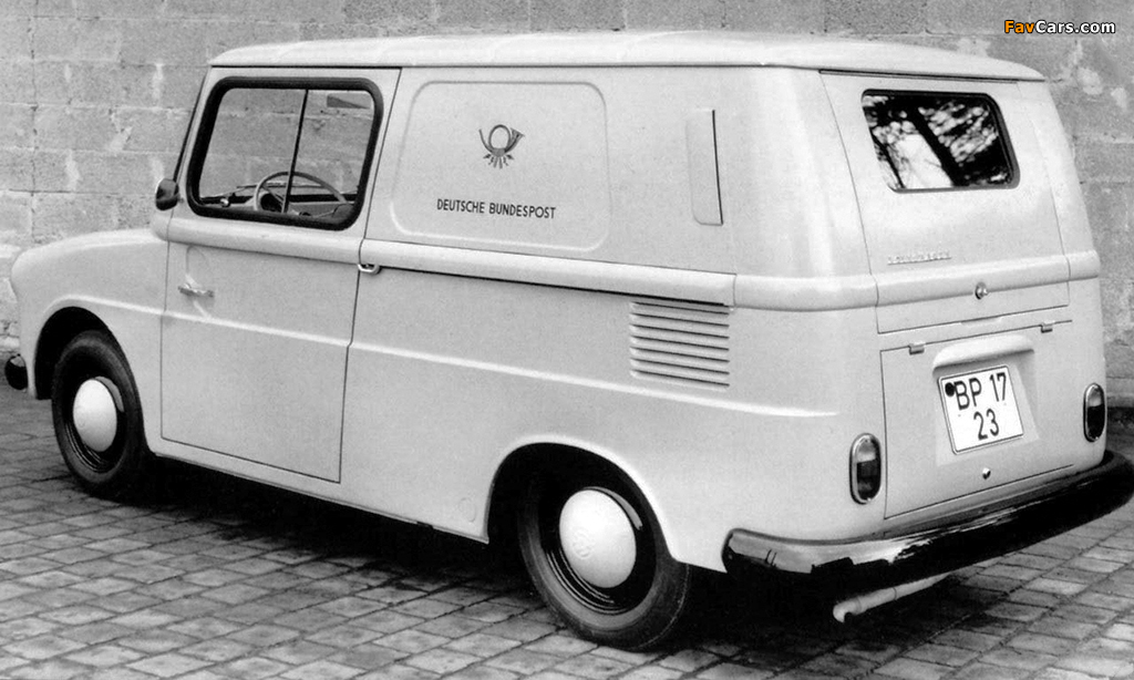 Volkswagen Typ 147 Kleinlieferwagen (Fridolin) 1964–74 wallpapers (1024 x 614)