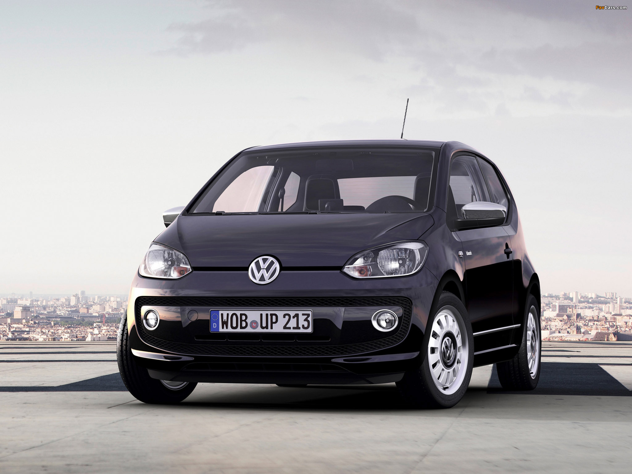 Images of Volkswagen up! Black 3-door 2011 (2048 x 1536)