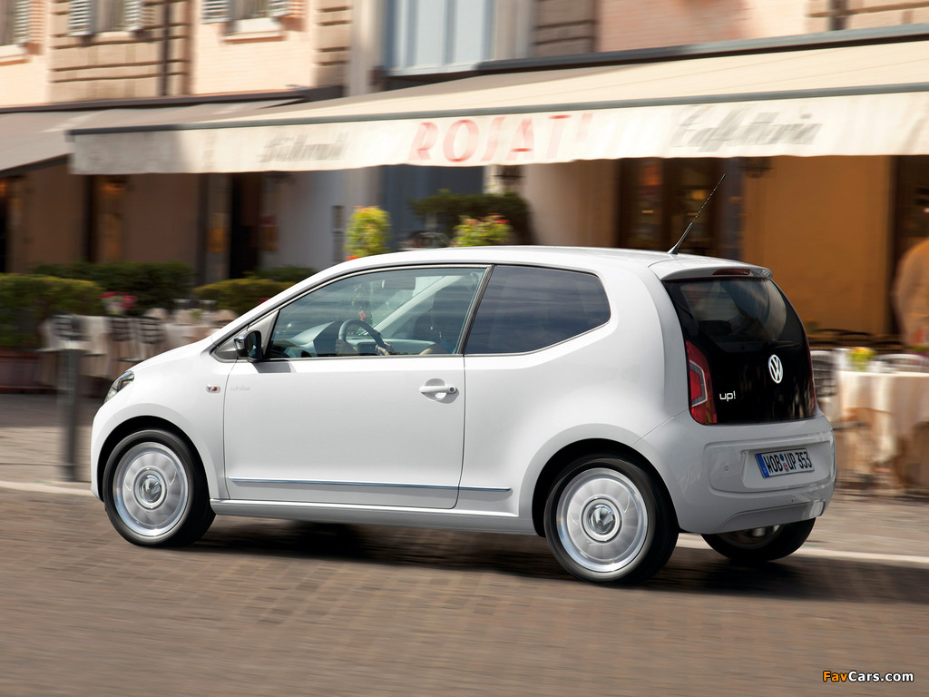 Photos of Volkswagen up! White 3-door 2011 (1024 x 768)