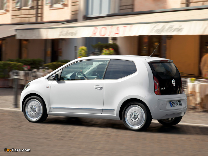 Photos of Volkswagen up! White 3-door 2011 (800 x 600)