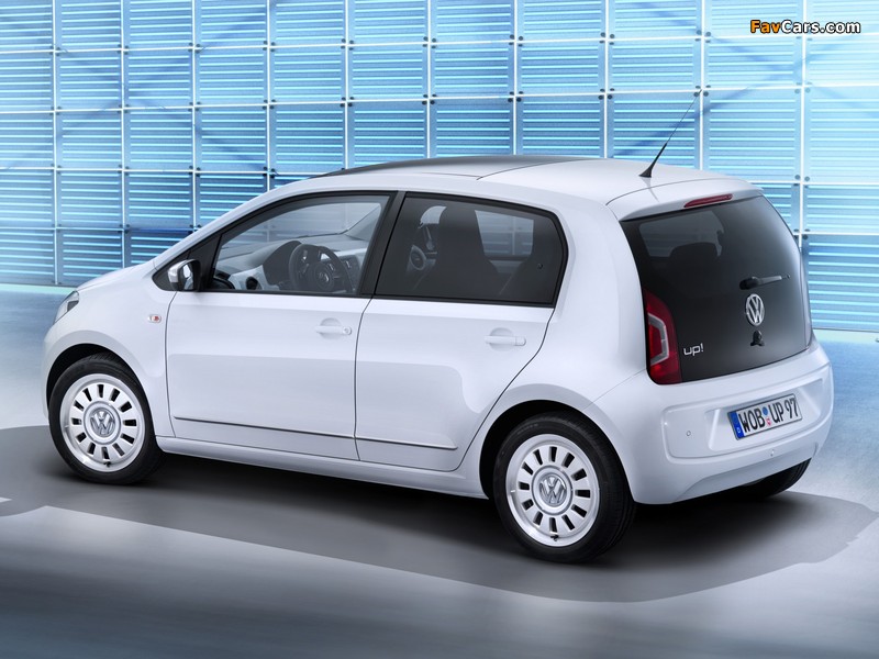 Photos of Volkswagen up! White 5-door 2012 (800 x 600)